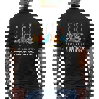 You Can Never Have Too Many Guitars Mens Back Print T-shirt - Thegiftio