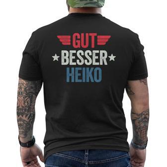 Gut Besser Heiko T-Shirt mit Rückendruck - Geschenkecke