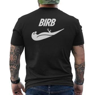 Gym Birb Mens Back Print T-shirt | Mazezy