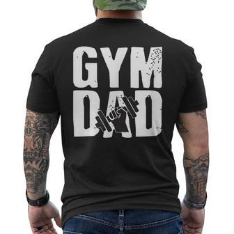 Gym Dad Fathers Day Workout Men's T-shirt Back Print - Monsterry DE