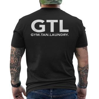 Gym Tan Laundry Gtl New Jersey Garden Nj Shore State Mens Back Print T-shirt - Thegiftio UK
