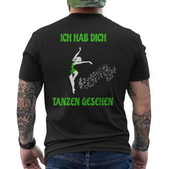 I Hab Dich Tanzen Gesehen Cordula Green Dance T-Shirt mit Rückendruck - Seseable