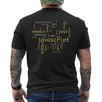 Habilidades De Front-End Javascript Engineers Camiseta Hombre Estampado Espalda - Regaloses
