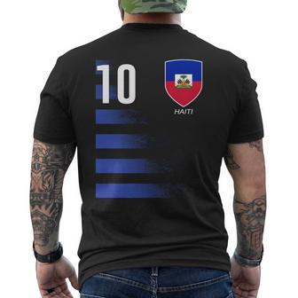 Haiti Football Soccer Futbol Jersey Mens Back Print T-shirt - Thegiftio