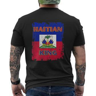 Haitian King Flag Day Mens Back Print T-shirt - Thegiftio UK