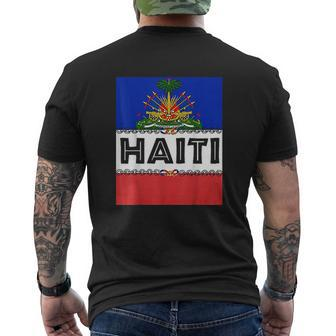 Haitian Pride For Haiti Flag Day Mens Back Print T-shirt - Thegiftio UK
