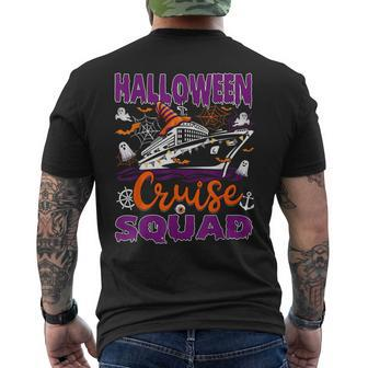 Halloween Cruise Squad Cruising Crew Spooky Season Mens Back Print T-shirt - Thegiftio UK