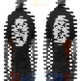 Hammer And Saws Men's T-shirt Back Print | Mazezy