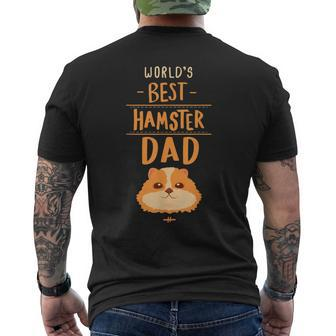 Hamster Dad T Kids Men Boys Hammy Costume Outfit Mens Back Print T-shirt | Mazezy