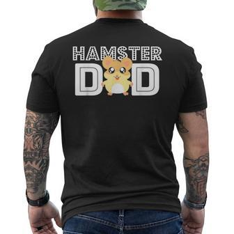Hamster Dad T Kids Men Boys Hammy Lover Outfit Mens Back Print T-shirt | Mazezy