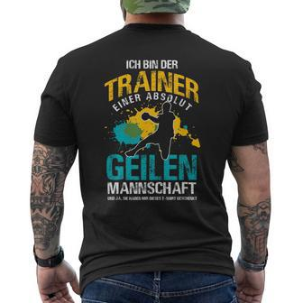 Handball Trainer Coach Handballer Ball Handballer T-Shirt mit Rückendruck - Seseable