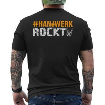 Handmade Rockt S T-Shirt mit Rückendruck - Seseable