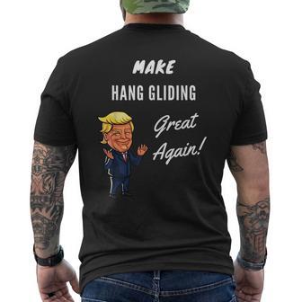 Make Hang Gliding Great Again Men's T-shirt Back Print - Monsterry