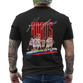 Hang Time Hoops 2032 Squad T Men's T-shirt Back Print - Seseable