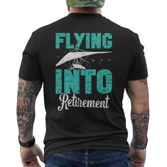 Hangglider Pilot Hang Gliding Equipment Helmet Hang Glider Men's T-shirt Back Print - Monsterry AU