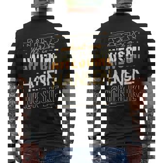 Hansen Last Name Surname Matching Family Reunion Men's T-shirt Back Print - Seseable