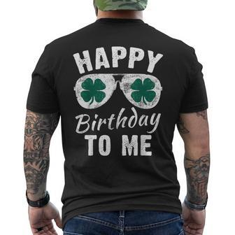 Happy Birthday To Me St Patrick's Day 2024 Lucky Birthday Men's T-shirt Back Print - Seseable