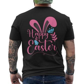 Happy Easter Bunny Ears Classic Men's T-shirt Back Print | Mazezy