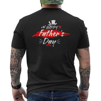 Happy Father's Day 2024 For Dad Grandpa Love Men's T-shirt Back Print - Seseable