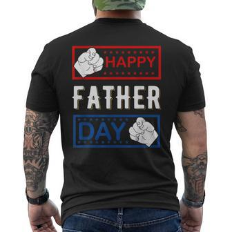 Happy Father's Day 2024 Daddy For Dad Mom Son Daughter Men's T-shirt Back Print - Seseable