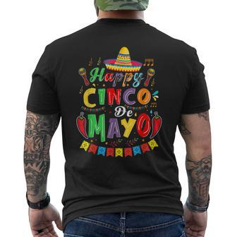Happy Mexican Fiesta 5 De Mayo Cinco De Mayo For Women Men's T-shirt Back Print | Mazezy