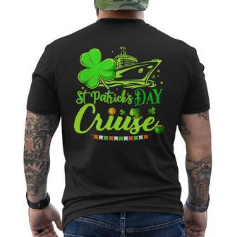 Happy St Patrick's Day Cruise Ship Cruising Men's T-shirt Back Print - Seseable