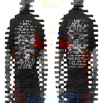 Happy Treason Day Ungrateful Colonials 4Th Of July V4 Mens Back Print T-shirt - Thegiftio