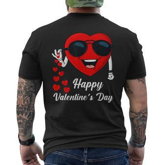 Happy Valentines Day Cute Heart Bae Salting Hearts Men's T-shirt Back Print - Monsterry DE
