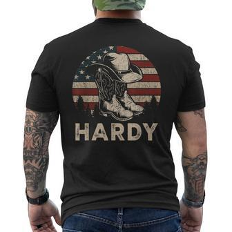 Hardy Last Name Personalized Team Hardy Family Reunion Men's T-shirt Back Print - Seseable
