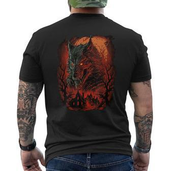 Harvest Werewolf Men's T-shirt Back Print - Thegiftio UK