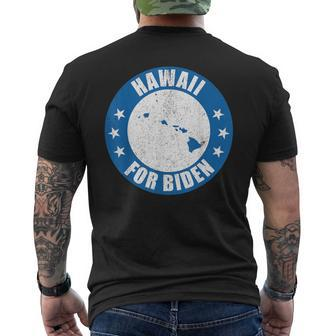 Hawaii For Joe Biden Map 2020 Election Usa Democrat Men's T-shirt Back Print - Monsterry CA