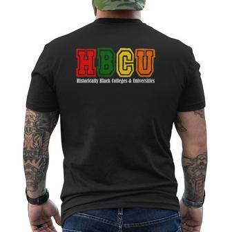 Hbcu Apparel College School University Alumni Mens Back Print T-shirt - Thegiftio UK