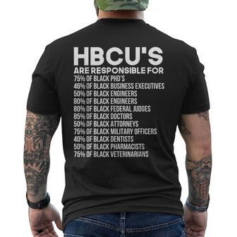 Hbcu Success Statistics Hbcu Alums Hbcu Pride Phd Love Men's T-shirt Back Print - Monsterry DE