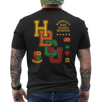 Hbcu Historically Black Colleges Universities Grad Alumni Men's T-shirt Back Print - Monsterry AU