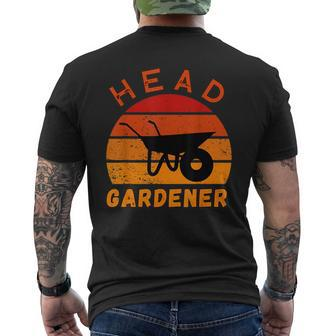 Head Gardener I Love Gardening Perfect For Man Men's T-shirt Back Print - Thegiftio UK