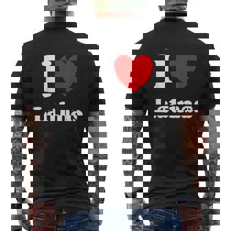 I Heart Latinas I Love Latinas Mens Back Print T-shirt - Thegiftio