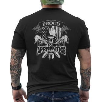 Heavy Equipment Operator Apprentice Heo Men's T-shirt Back Print | Mazezy
