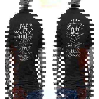 Heavy Metal Dad But More Awesome Metalhead Guitar Headbanger Mens Back Print T-shirt - Thegiftio