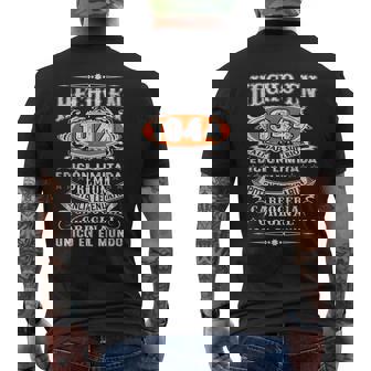Hecho En 1944 Edición Limitada Cumpleaños 80 Años Camiseta Hombre Estampado Espalda - Regaloses