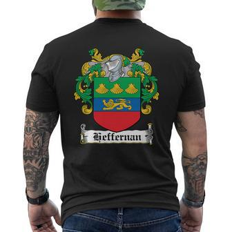 Heffernan Coat Of Arms Irish Family Crests Mens Back Print T-shirt - Seseable
