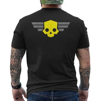 Hell Of Divers Helldiving Skull Gaming Dive Lovers Men's T-shirt Back Print - Seseable