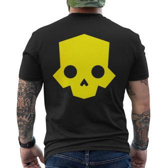 Hell Of Divers Helldiving Skull Men's T-shirt Back Print | Mazezy