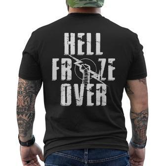 Hell Froze Over Men's T-shirt Back Print | Mazezy