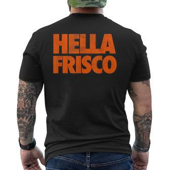 Hella Frisco I Hella Love Frisco 415 San Francisco Men's T-shirt Back Print - Monsterry