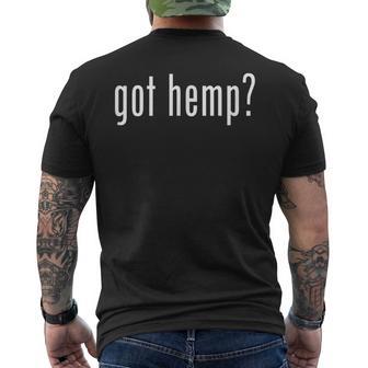 Got Hemp Men's T-shirt Back Print - Monsterry UK