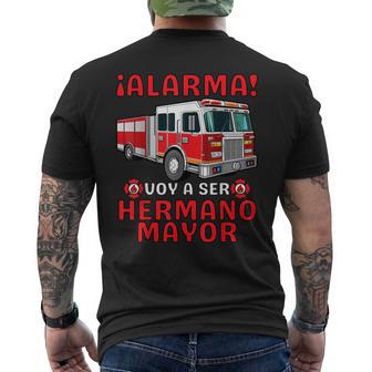 Hermano Mayor Bombero Voy A Ser Hermano Mayor Men's T-shirt Back Print - Monsterry DE