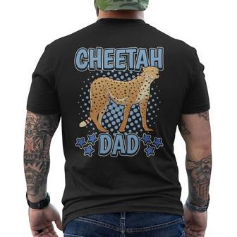 Herren Cheetah Dad Papaatertag Gepard T-Shirt mit Rückendruck - Geschenkecke