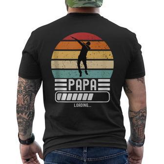 Herren Lustig Papa Loading Bald Papaater Ich Werde Papa T-Shirt mit Rückendruck - Geschenkecke