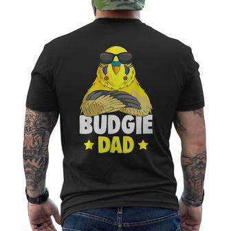 Herren Wellensittich Papa Sittich Wellensittich T-Shirt mit Rückendruck - Geschenkecke