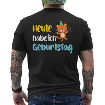 Heute Habe Ich Geburtstag Party Tiger T-Shirt mit Rückendruck - Geschenkecke